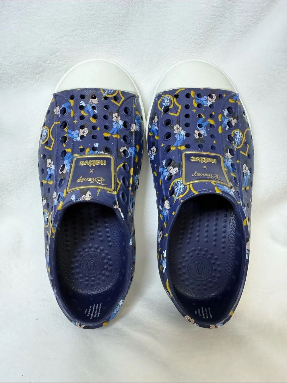 NWOT - Native Disney 50th anniversary Mickey Mouse Slip-On Water Shoes